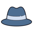 sombrero de detective icon