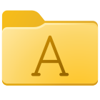 Fonts Folder icon