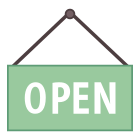 Open Sign icon