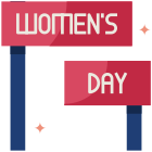 Women's Day Sign icon