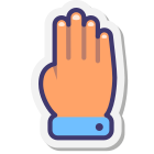 cuatro-dedos-piel-tipo-1 icon