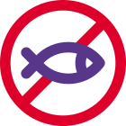 No fishing instruction nearby Lake Sign post icon