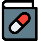 Course of Medical Science with a syllabus of medicine and drugs icon