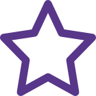 Five-pointed star rating for performance on online entertainment platform icon