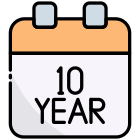 10 Year icon