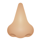 Nose Medium Light Skin Tone icon