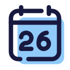 Kalender 26 icon