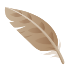 Feather Emoji icon