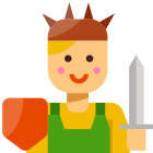 Kid in Warrior Costume icon