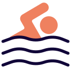 外部游泳作为奥运会水上运动布局运动固体塔尔维沃 icon