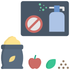 Chemical free icon