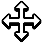 Redimensionner Quatre Directions icon