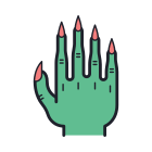 gruselige Hand icon