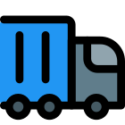 Delivery truck isolated on a white background icon