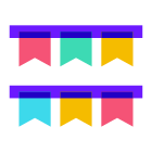 Flag Garland icon