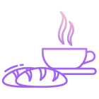 Tea And French Bread icon