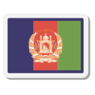 bandeira do Afeganistão arredondada icon