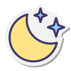 Яркая луна icon