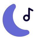 気分をリラックスさせるためのホワイトノイズを含む外部睡眠音楽ジャンルソリッドタルリビボ icon