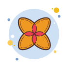 geometrische Blumen icon