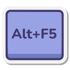 Alt + F5 icon