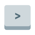 Right Angle Parentheses Key icon