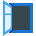 单窗开式 icon