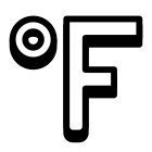 Symbole Fahrenheit icon