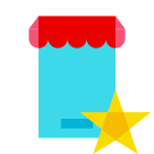 Mobiles Geschäft Star icon