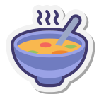 Prato de sopa icon