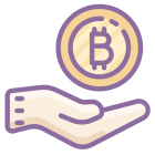 Bitcoin accepté icon