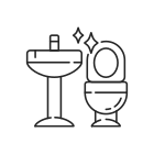 Cleaning Bathroom icon