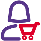 Bulk group buying option on a e-Commerce website portal icon