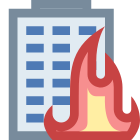 Building on Fire icon