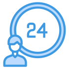 24 Hours Service icon