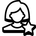 Mujer popular icon
