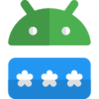 Latest Android software with password authentication layout icon