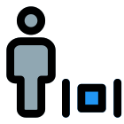 Multitasking with company operation portal layout icon