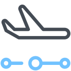 2 站航班 icon