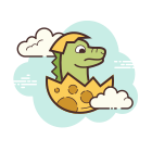 uovo di dinosauro icon