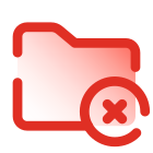 Excluir pasta icon