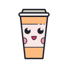 Kawaii-Kaffee icon