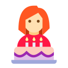 生日女孩与蛋糕皮肤类型 1 icon
