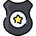 Plaque de policier icon