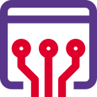 Router networking login on a web browser connection icon