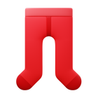 meia-calça vermelha para criança icon