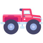 Monster car icon