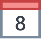 カレンダー8 icon