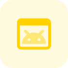 Default web browser of Android operating system icon