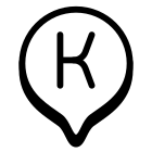 Marker K icon